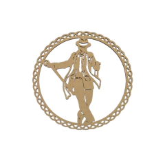 Mandala MDF Orixá Exu - comprar online