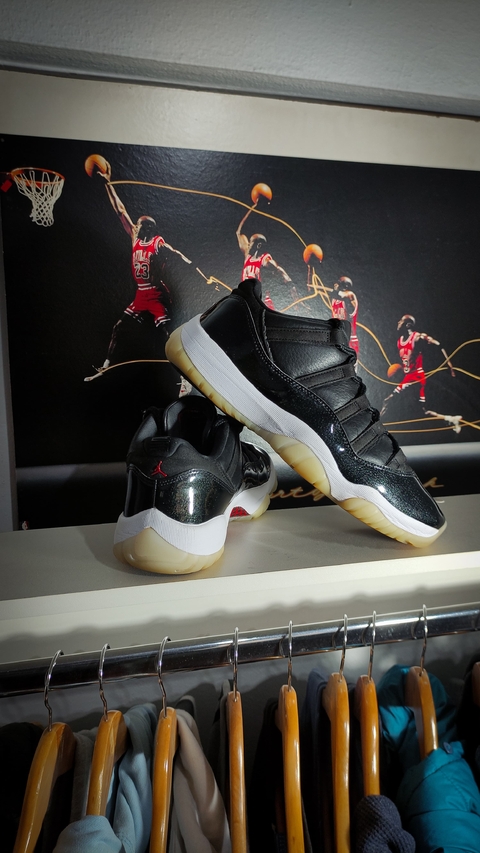 Tênis Air Jordan 11 Retro Low 72-10 n°41 BR Usado Original