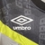 Camisa Grêmio Treino 23/24 - Torcedor Umbro Feminina - Cinza com detalhes em preto e amarelo - Camisa de Força