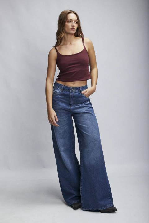 DENIM BAGGY BLUE - comprar online