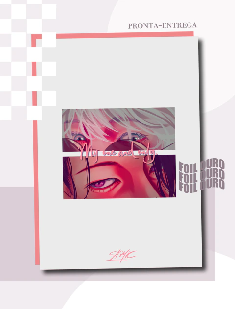 Fine Print Foil – Satosugu (Jujutsu Kaisen) [Coleção Olhares]