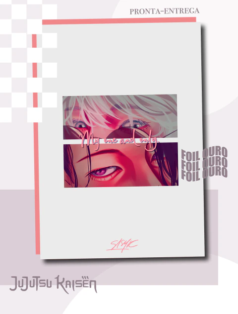 Fine Print Foil – Satosugu (Jujutsu Kaisen) [Coleção Olhares]