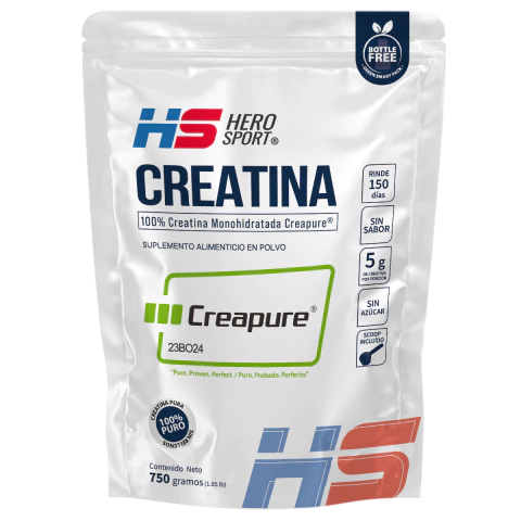 Creatina Monohidratada Creapure® 750g – 150 porciones, vegana y pura - comprar en línea