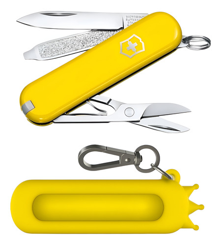 Combo Cortaplumas Victorinox Classic Sd + Funda Silicona