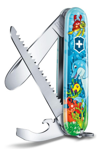 Cortaplumas Victorinox Para Niños 9 Usos Con Llavero Y Libro