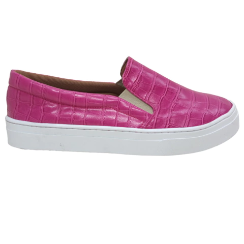 Imagem do Slip On Tenis Feminino Croco Numeração Especial 33 a 44