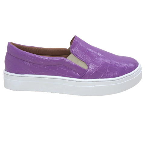 Slip On Tenis Feminino Croco Numeração Especial 33 a 44 - comprar online