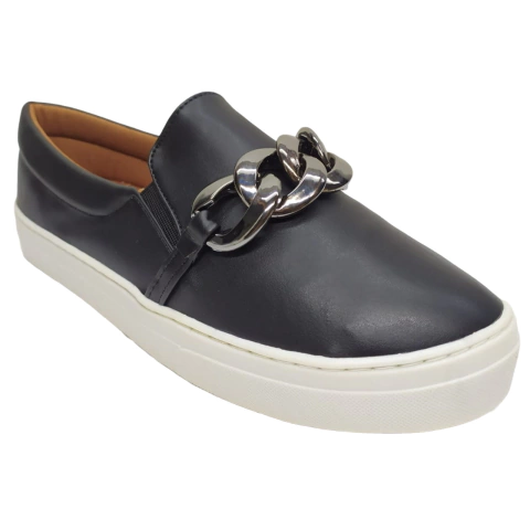 Tenis Feminino Casual Numeração Especial Slip On Tenis Corrente 33 a 44