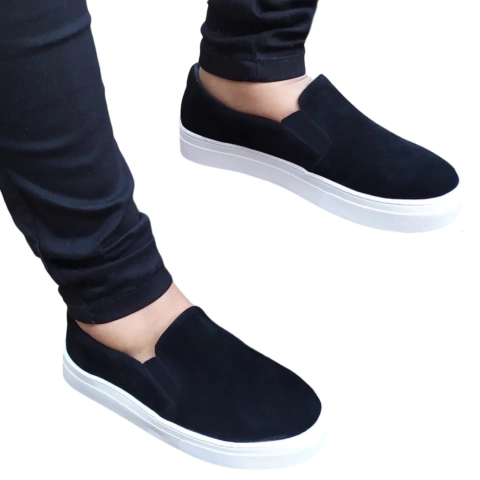 Slip On Tenis Feminino Casual Camurça Suede Cores -Numeração Especial 33 ao 44 na internet