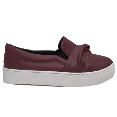 Tenis Feminino Slip On Laço Numeração Especial Grande Confort Cores 33 a 44 - comprar online