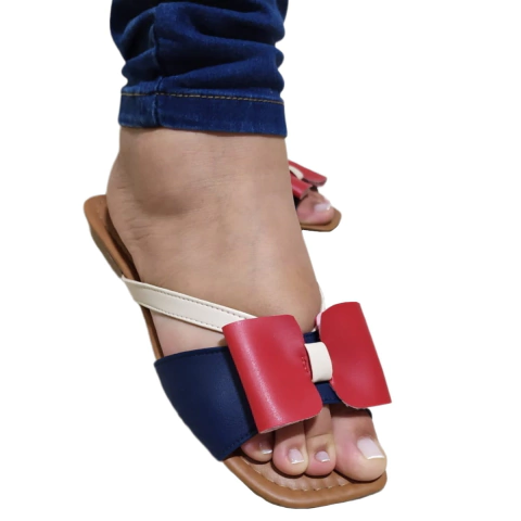 Rasteira Sandália Feminina Numeração Especial Chinelo Brilho 40 a 44 Bico Quadrado - comprar online