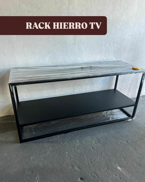 RACK TV HIERRO