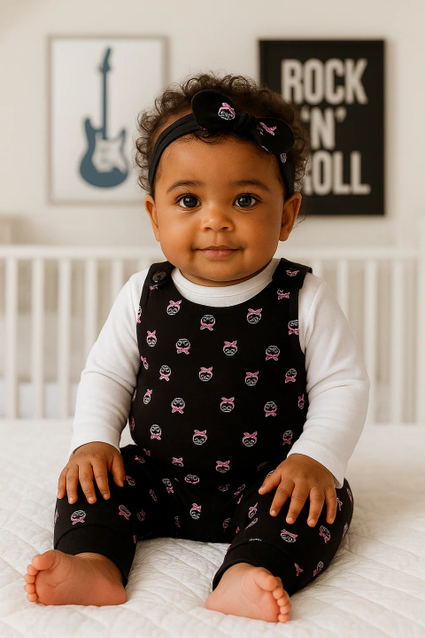 Macacão Regata - Caveirinha Pinup - comprar online