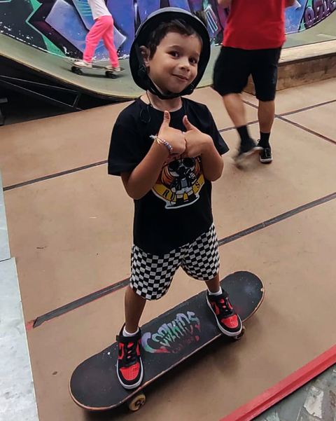 Bermuda de Malha - SK8 Preto - comprar online