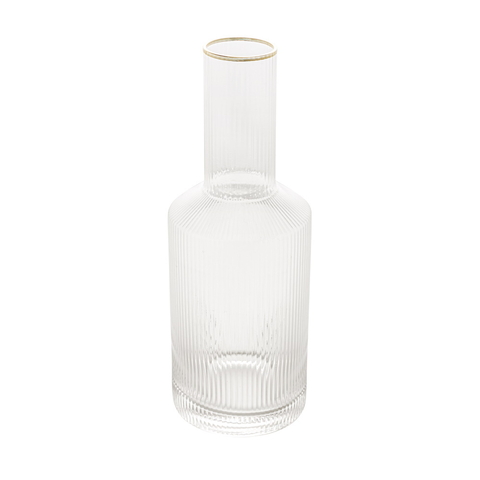 Garrafa de Cristal com Borda Dourado Lines 800ml 28960 Wolff - comprar online