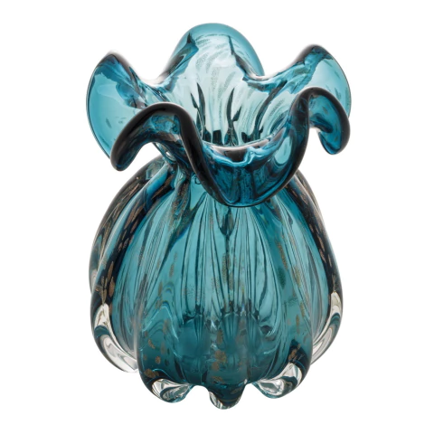 Vaso de Vidro Italy Preto 10x11cm 29048 House - comprar online