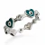 Anillo Ojitos de Cubics (Regulable) | Acero Blanco - comprar online