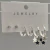 Pack Aritos Star c/cubics | Acero Blanco