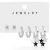 Pack Aritos Star c/cubics | Acero Blanco - comprar online