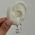 Pack Aritos Flower Cubic | Acero Blanco - comprar online