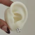 Par de Argollas Flor(12mm) | Acero Blanco - comprar online