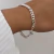Pulsera Ojito con Cubic | Acero Blanco - comprar online