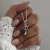 Cadena Con Tulipán Rojo | Acero Blanco