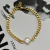 Pulsera Trébol con Nacar y Cubic | Acero Dorado