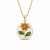 Cadena con Flor de Perla x45cm | Acero Dorado - comprar online