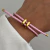 Pulsera Cordón Rosa | Enchapada en Oro - comprar online