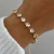 Pulsera Corazones | Enchapado en Oro