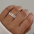 Anillo Ancho Cubics (Pando) | Plata 925 - comprar online