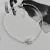 Pulsera con cuadradito de cubic | Plata 925 - comprar online
