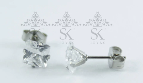 Aros Cubic Cuadrado 5mm Acero quirúrgico