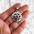 Dije Estrella de David 25 mm con strass A.Q.