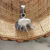 Dije Elefante Macizo 15mm A.Q. en internet
