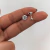 Par de Abridores con Strass Engarzado 6MM