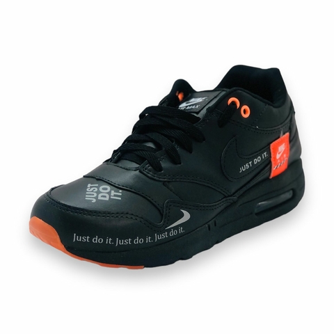 Tênis - Nike Air Max Just do it - Preto c/Laranja