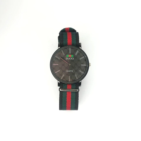 Relógio - Gucci Preto - Pulseira Nylon
