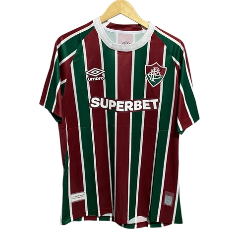 Camisa de Time Tailandesa - Fluminense Tricolor Patrocínio Superbet