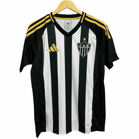 Camisa de Time Tailandesa - Atlético Mineiro Preta c/ Branca
