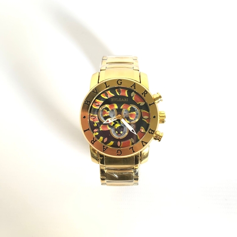 Relógio - BVLGARI Cobra - Dourado c/ Preto