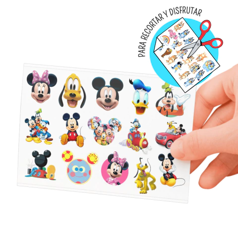 La Casa de Mickey Planchita de Tatuajes temporales - comprar online