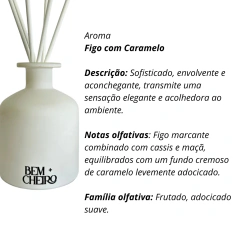 Difusor de Vareta 250ML / Branco Fosco - Bem + cheiro