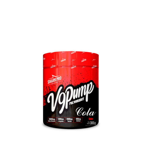 Pré Treino V9 Pump com Creatina e Cafeína Pote 300G - Shark Pro