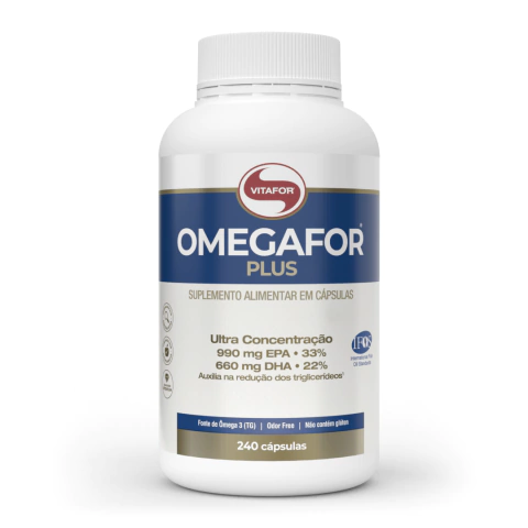 Omegafor Plus 990mg EPA e 660mg DHA em Cápsulas Softgel - Vitafor