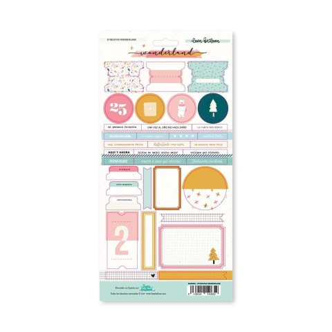 Etiquetas Wonderland Lora Bailora - comprar online