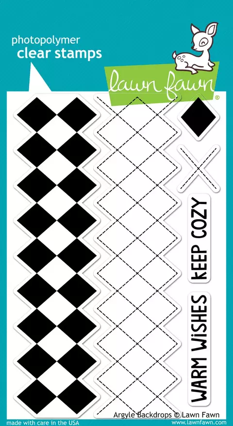 Sello argyle backdrops Lawn Fawn