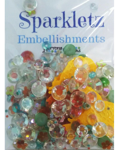 Sparkletz Tropical Delight Buttons Galore & More