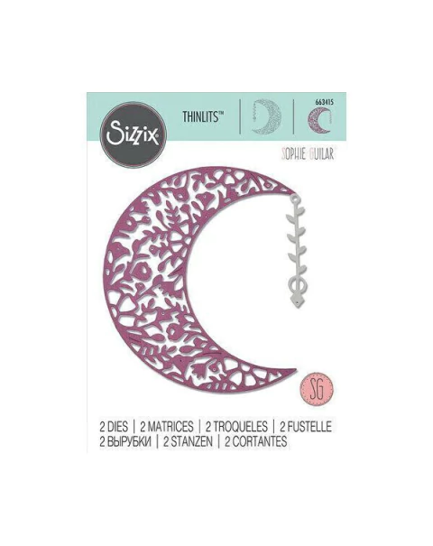 Troquel Thinlits Luna Sizzix - comprar online